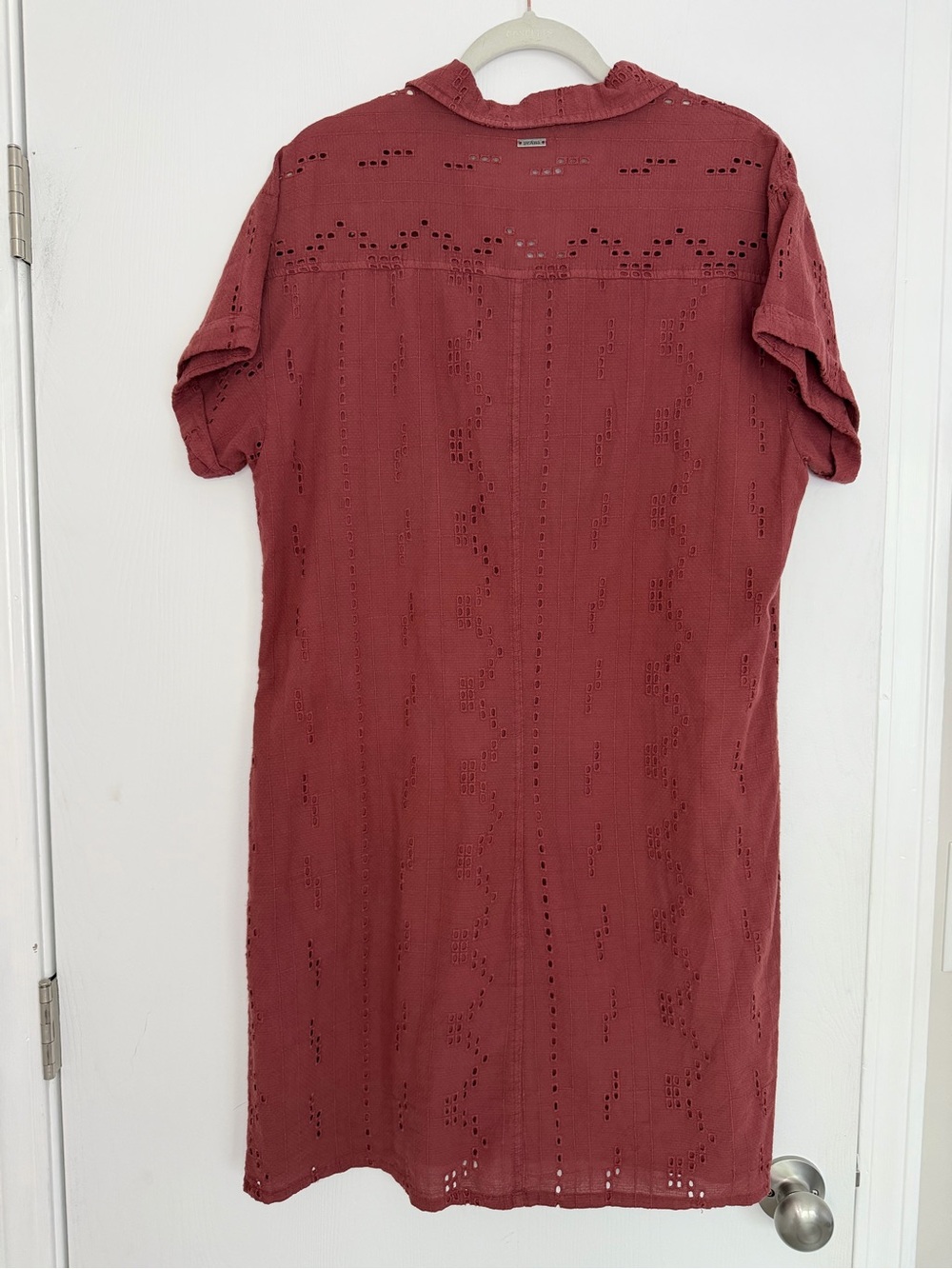 PrAna Ladyland Dress Vino Eyelet Short Sleeve - Picture 8 of 11